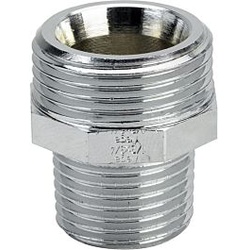 Viega Gewindestutzen 448233 G 1xR 1/2, Rotguss verchromt