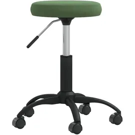 vidaXL Massagehocker Samt 42 x 54 cm Dunkelgrün