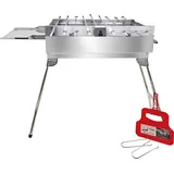 olymp handels gmbh Schaschlikgrill Mangal silber