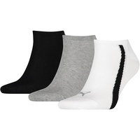 Puma 3er Pack PUMA Lifestyle Sneakersocken white/grey/black 43-46