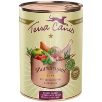 Terra Canis Marktragout 385 Gramm Hundenassfutter Sparpaket 12 x 385 Gramm Huhn