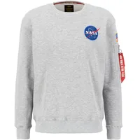 Alpha Industries Space Shuttle Sweater Sweatshirt für Herren Grey Heather