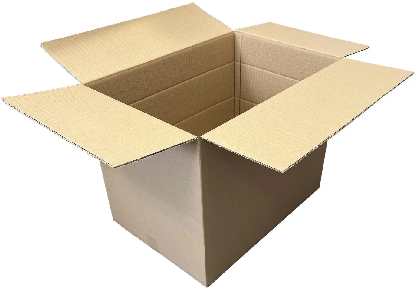 Faltkarton  650x450x(250)-500mm mit variabler Höhe 2-wellig braun
