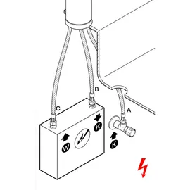 VIZIO Einhebelmischer Niederdruck Schwarz Granit