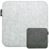 Dune Design Sitzkissen 35 x 35 x 0,8 cm grau 1 St.
