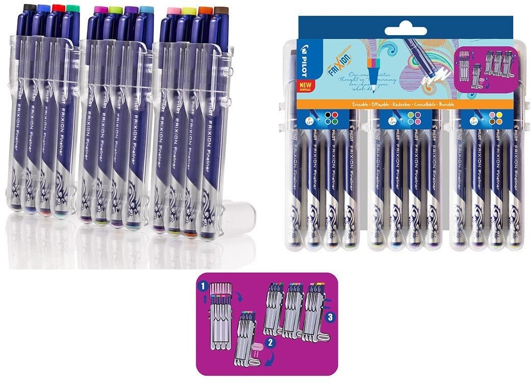 Preisvergleich Produktbild PILOT Fineliner Frixion 12er-Box, (12-tlg)