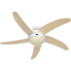 Deckenventilator ELICA - Lack Weiß / Ahorn / Mit Fernbedienung