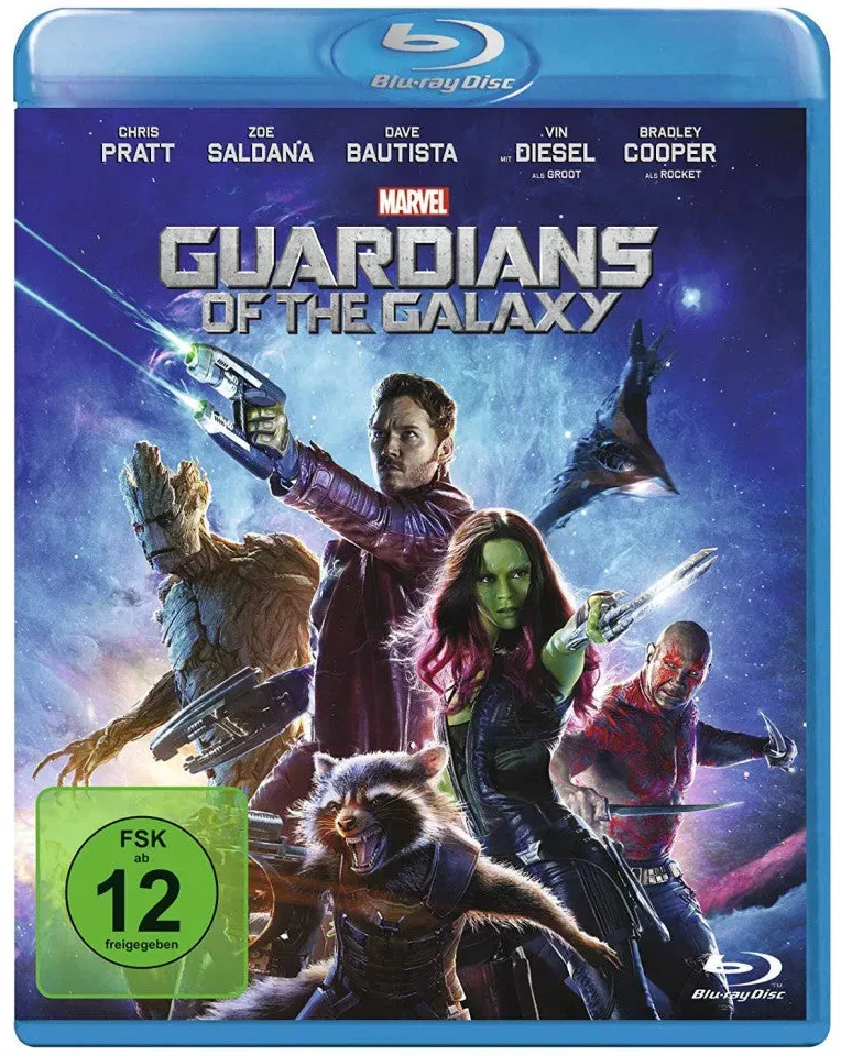 Blu-ray Guardians of the Galaxy - Fantasy & Science Fiction Film - Starbesetzung: Chris Pratt, Zoe Saldana, Bradley Cooper