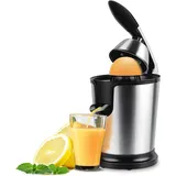 Orangenpresse, Elektrische Zitruspresse Mit 2 Unterschiedlich Großen Presskegeln, 160-w-leistungsmotor, Effiziente Filtration, Leicht Zu Reinigen, Zum Pressen Von Trauben, Zitronen Und Limetten