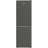 Freistehender kombinierter Kühlschrank - BEKO - B1RCNE364G - belüftete Kälte - Klasse E - 316 l - 66,3 x 59,5 x 186,5 cm - Manhattan-Grau