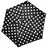 Reisenthel umbrella pocket mini dots white – Extrem leichter und flacher Taschenschirm aus recycelten PET-Flaschen – Mit großem Schirmdach