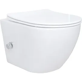 Belvit Aloni Hänge WC mit WC-Sitz Weiß