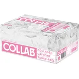 COLLAB Forest Strawberry & Lemon – Functional Drink mit marinem Kollagen, natürlichem Koffein, 6 Sorten Vitamin B - zuckerfreies Erfrischungsgetränk aus Island – 24er Palette Dosen (24 x 330 ml)
