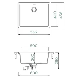Schock Greenwich N-100L Einbau Bronze + Excenterbetätigung