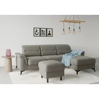 Sit&more Stauraumhocker »Sinatra«, Sitzfläche ist abnehmbar, mattschwarze Metallfüße braun