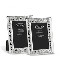 Edzard Gubbio Bilderrahmen silber 10x15 cm 2er Set