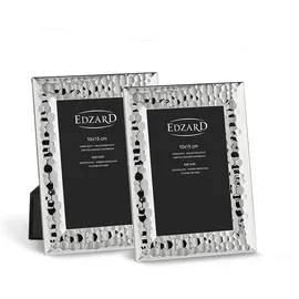 Edzard Gubbio Bilderrahmen silber 10x15 cm 2er Set