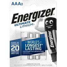 Energizer Batterie Ultimate Lithium AAA Micro 2 Stück