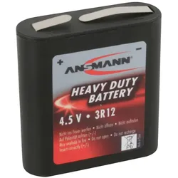 ANSMANN Flachbatterie 3R12, Zink-Kohle, 4,5 V, 2000mAh, 10 Stück