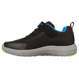 SKECHERS Dynamic Tread Hydrode Sneaker, Black Textile Blue Lime Trim, 30 EU - 30 EU