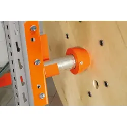Regalwerk ARTUS-Wellenlager für Kabeltrommelregal schräg Paar RAL 2004 reinorange