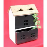 DanDiBo Ambiente Minikommode Haus Kommode 14b410 Schrank Mit 2 Schubladen 38 Cm Ordner Küchenregal