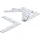 BGS Do it yourself L-Winkel 100 x 100 x 15 mm 4-tlg.