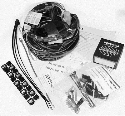 WESTFALIA Elektrosatz, Anhängevorrichtung 300210300113 für TOYOTA