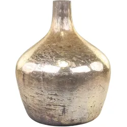 Chic Antique Flaschenvase Schimmer, Ø25 x H33 cm, antik gold