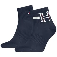 Tommy Hilfiger Kurzsocken (2er Pack) blau 43-46