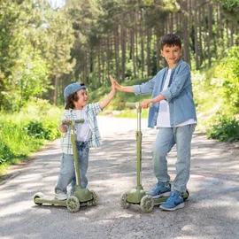 Lorelli JETSTER 3-Rad Kinder-Scooter Grün/Weiß