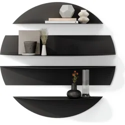 Solis Wandregale schwarz 4 St.