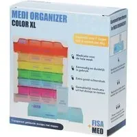 Fisamed Medi Organizer Color XL Boîtes Pilules Boîte 1 pc(s)