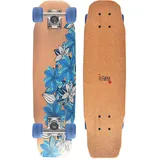 JUCKER HAWAII Skateboard KAPUA Kick | City Cruiser | Mini Cruiser aus Holz | Skateboard Kinder und Erwachsene | Mini Longboard | WOODYBOARD | Komplettboard