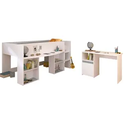 Kinderzimmer Pirouette, 2-tlg. - Weiß / Farbeinsatz
