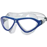 Zoggs Horizon Flex Mask Schwimmbrille blau weiß Einheitsgröße