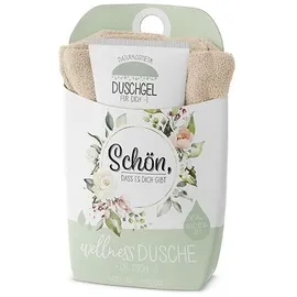 La Vida LaVida - Geschenk-Set Wellnessdusche Schön dass es dich gibt", (Blumen) 1 St