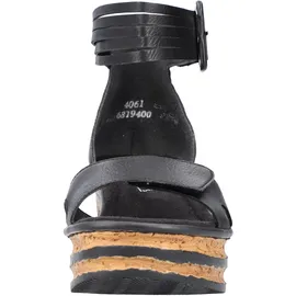 Rieker Keilsandaletten Damen Schwarz 40