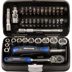 Projahn Mini Steckschlüssel & Bit-Box 38tlg. mit markierten Bits