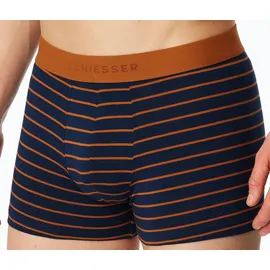 SCHIESSER Trunk 955 blau/orange gestreift 4 3er Pack