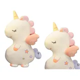 LeanToys Lean Toys Plüsch Einhorn 50 cm Weiß