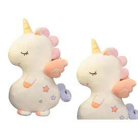 LeanToys Lean Toys Plüsch Einhorn 50 cm Weiß