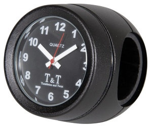 T&T Zeiger-Uhr mit Lenkerhalterung