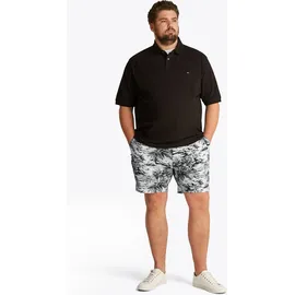 Tommy Hilfiger Big & Tall Chinoshorts "BT-BROOKLYN 7 INCH PRT SHORT-B", Herren, Gr. 42, N-Gr, blau (desert sky), Web, Obermaterial: 100% Leinen, TOMMY HILFIGER BIG & TALL, Hosen Chinoshorts, Große Größen, mit Allover-Druck