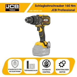 JCB Akku-Schlagbohrschrauber Set 2 x 5,0 Ah + Ladegerät