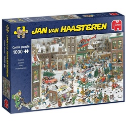 Jumbo Spiele Puzzle 13007 Jan van Haasteren Weihnachten, 1000 Puzzleteile bunt
