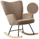 Schaukelsessel ARSET Cord Taupe