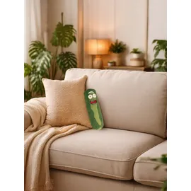 UNITED LABELS Pickle Rick Dekokissen 28 x 8 cm Grün