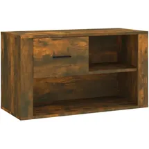 vidaXL Schuhschrank Räuchereiche 80 x 35 x 45 cm braun