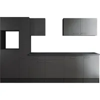 Respekta Küchenzeile 310 cm grau